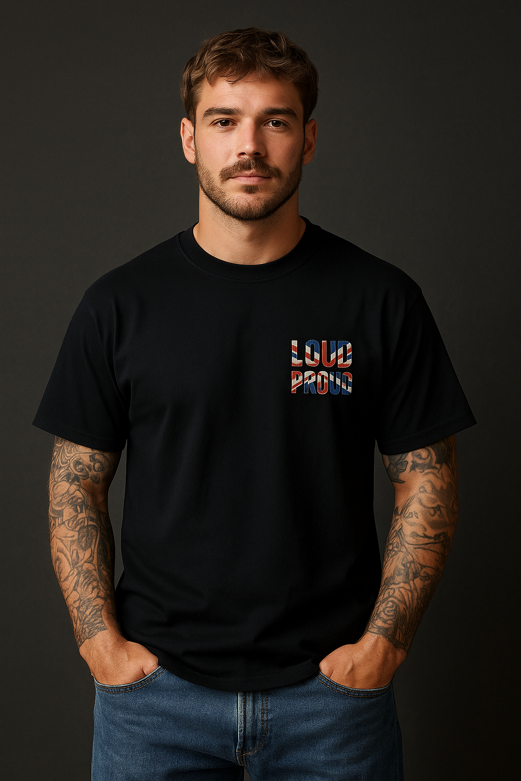LoudProud T - Front and Rear Print