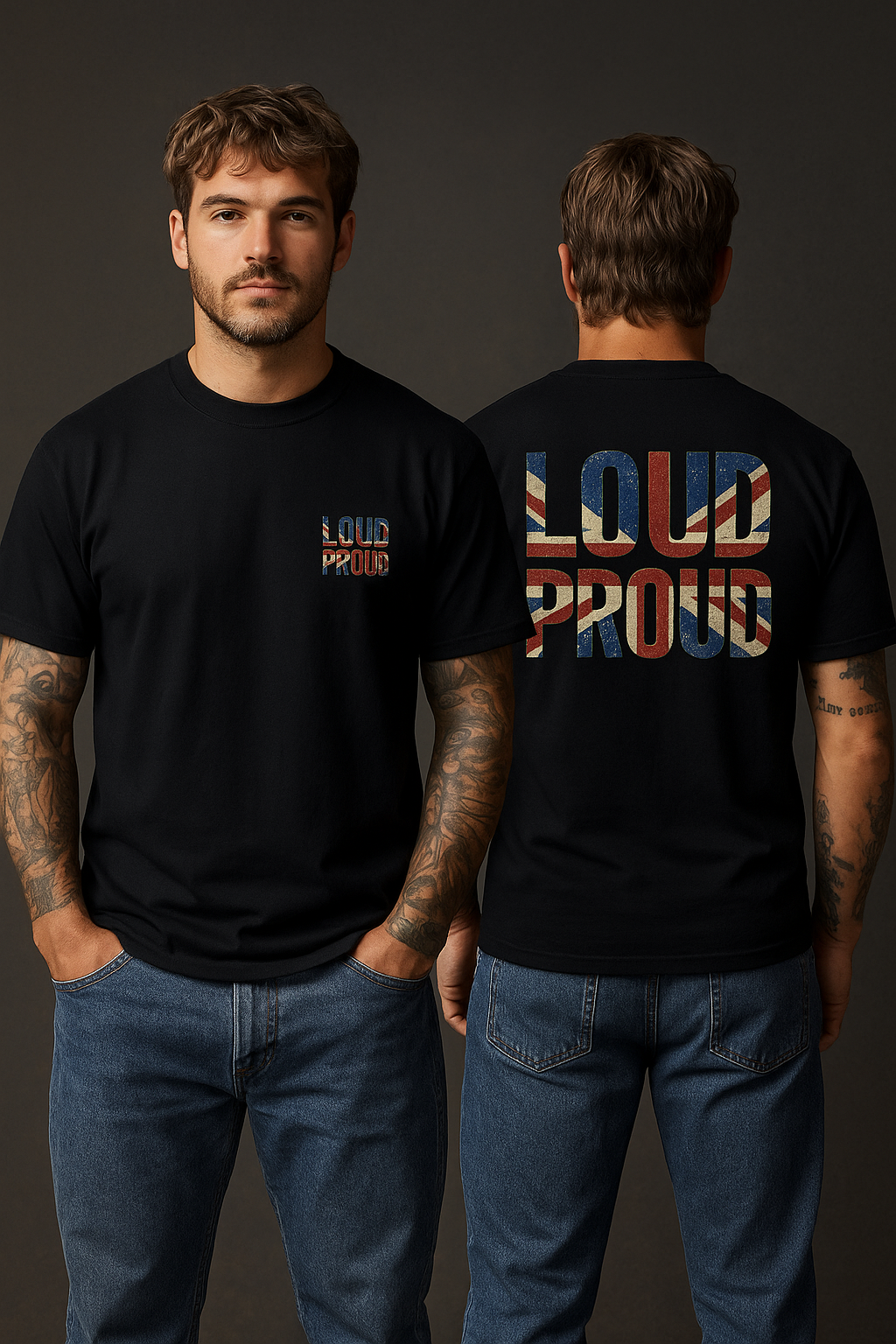 LoudProud T - Front and Rear Print